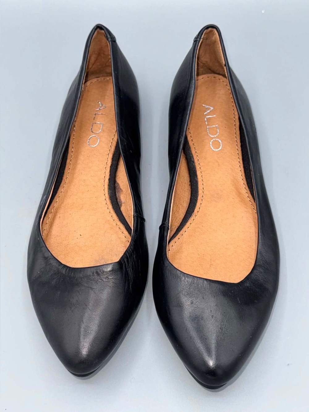 ALDO Women's Black Pointed Toe Flats